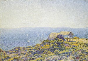 Theo Van Rysselberghe - L'Ile Du Levant, Vu Du Cap Benat