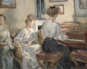 Fritz Karl Hermann Von Uhde - Evening Music