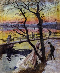 Carl Wilhelm Wilhelmson - The Footbridge, Lidingobron