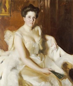 Anders Leonard Zorn - Portrait of Mrs De Ver Warner