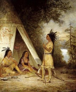 American School - The Betrothal of Hiawatha