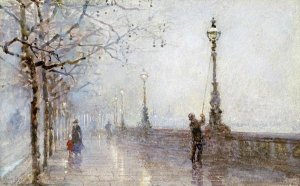 Rose Maynard Bartom - The Last Lamp, Thames Embankment