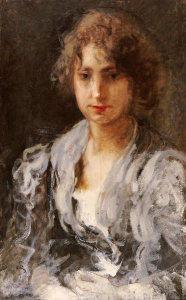 Mose Bianchi - Portrait of a Woman