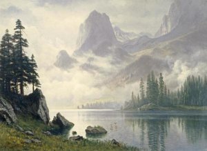 Albert Bierstadt - Mountain Out of The Mist