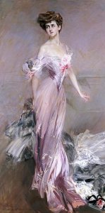 Giovanni Boldini - Portrait of Mrs. Howard-Johnston