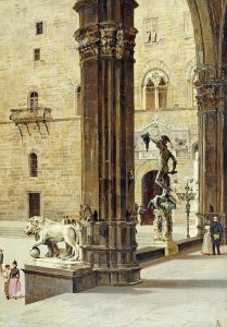 Antonietta Brandeis - La Loggia Dei Lanzi, Florence