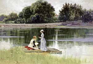 Alfred Thompson Bricher - A Pleasant Afternoon