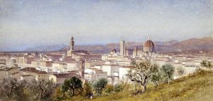 Samuel Colman - View of Florence