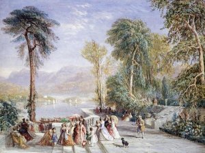 David Cox - Windermere During The Regatta