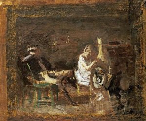 Thomas Eakins - Study For Courtship