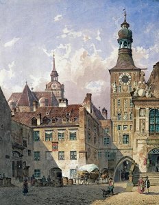 Friedrich Eibner - The Old Town Hall, Munich