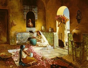 Rudolf Ernst - The Gathering of Roses