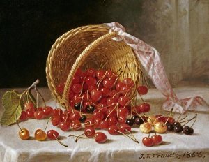 John F. Francis - A Basket of Cherries