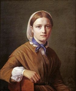 Constantin Hansen - Portrait of Christiane Kobke