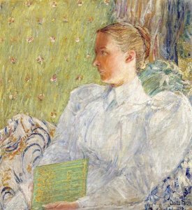 Childe Hassam - Portrait of Edith Blaney (Mrs. Dwight Blaney)