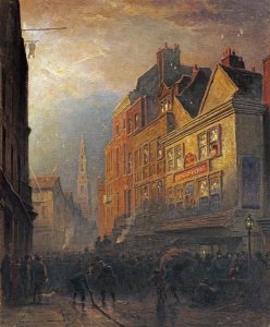 Henry George Hine - A Fire In Drury Lane