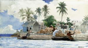 Winslow Homer - Sponge Fishermen, Bahamas