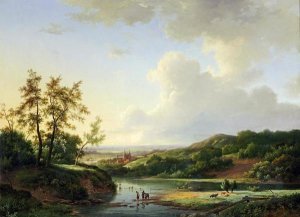 Marinus Adrianus Koekkoek - An Extensive Landscape
