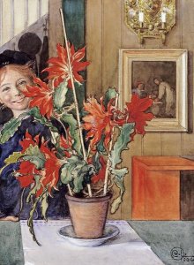 Carl Larsson - Brita's Cactus