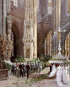 Wilhelm Ritter - A Wedding, Jacobi Church, Nuremberg