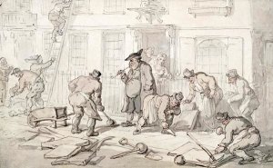 Thomas Rowlandson - Labourers Putting Down a Pavement