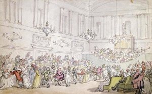 Thomas Rowlandson - The Comforts of Bath - The Ball