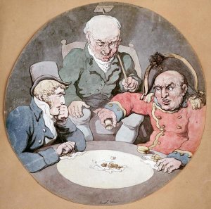 Thomas Rowlandson - A Game of Dice