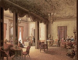 Carl Ludwig Rundt - The Interior of The Salon of Tsarina Alexandra