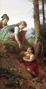 Felix Schlesinger - Children Picking Berries