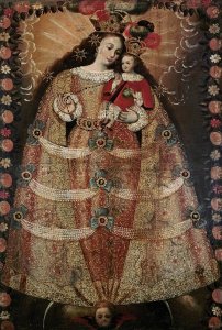 Unknown - The Virgin of Pomata With a Rosary