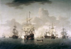 William Anderson - Admiral Lord Howe Joining His Flagship