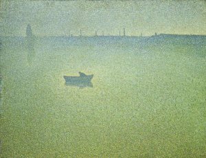 Charles Angrand - Seine at Dawn