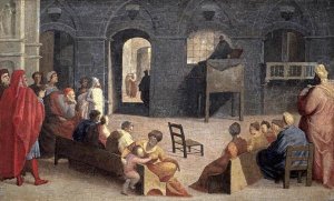 Domenico Beccafumi - San Bernardino of Siena Preaching
