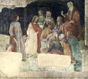 Sandro Botticelli - A Young Man Is Greeted By The Liberal Arts