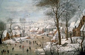 Pieter Bruegel the Younger - Winter Landscape #1