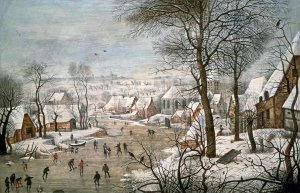 Pieter Bruegel the Younger - Winter Landscape #1