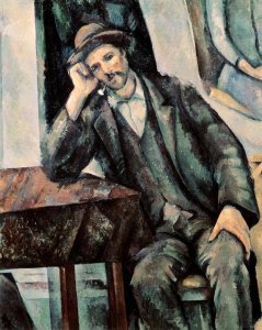 Paul Cezanne - Man Smoking a Pipe