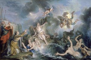 Charles Antoine Coypel - Perseus Rescues Andromeda