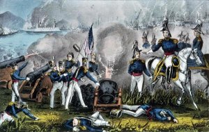 Currier and Ives - Siege of Vera Cruz March 1847