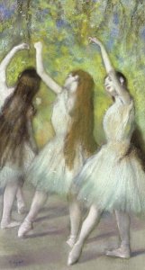 Edgar Degas - Green Dancers