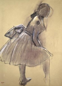 Edgar Degas - Profile of a Dancer Upright