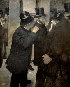 Edgar Degas - The Stock Exchange