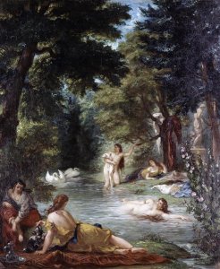 Eugene Delacroix - Turkish Women Bathing