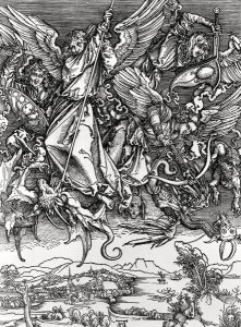 Albrecht Durer - St. Michael Fighting the Dragon