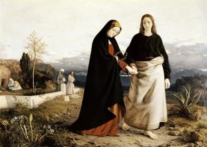 William Dyce - John Leading Mary From The Tomb