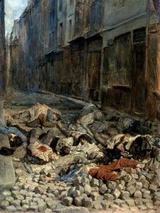 Jean Louis Ernest - La Barricade, Rue De La Mortellerie