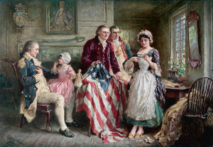 Jean Leon Gerome Ferris - Betsy Ross