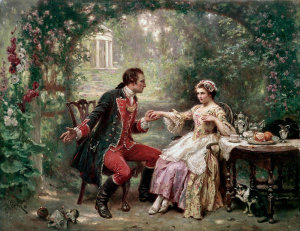 Jean Leon Gerome Ferris - Washington's Courtship