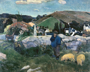Paul Gauguin - Swineherd