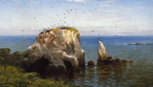 Robert Swain Gifford - Rocks On The Sonoma Coast, California
